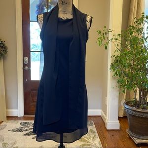 Evening Dress with Scarf